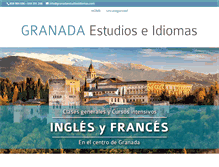 Tablet Screenshot of granadalanguages.com